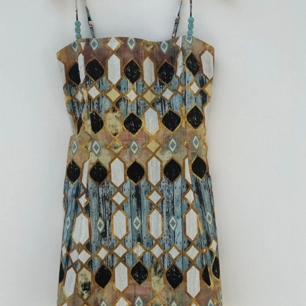 Christian Lacroix Linen Blend Mini Dress - Picture 9 of 15